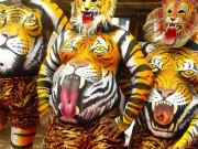 Pulikali - Tiger Dance in Kerala Pulikali - Tiger Dance in Kerala