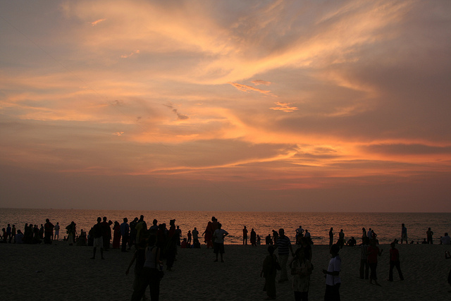 alleppey-beach-sunset-kerala