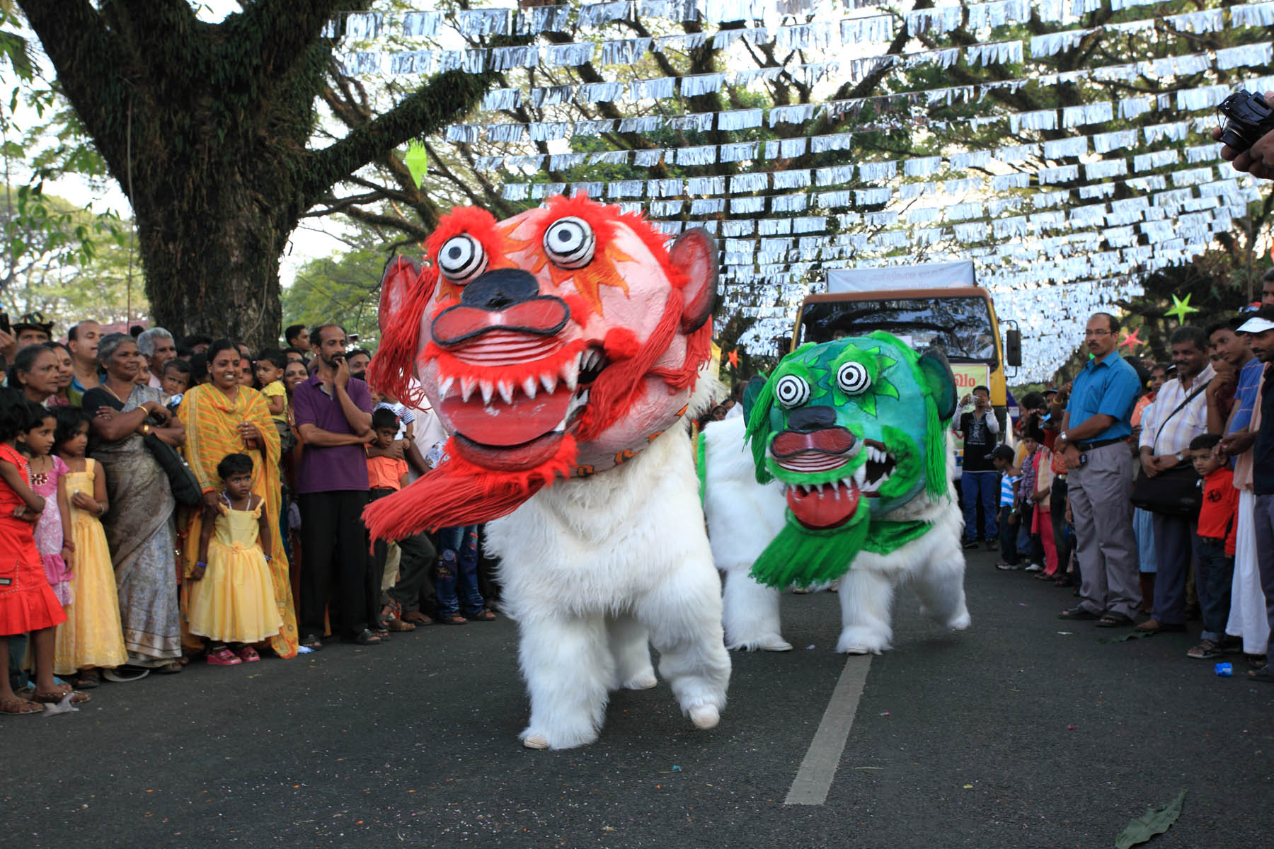 Cochin hosts a carnival every year in the last week of December