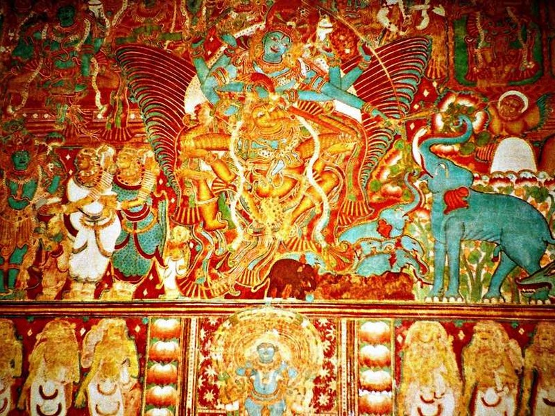 salvation of elephant king krishnapuram-palace