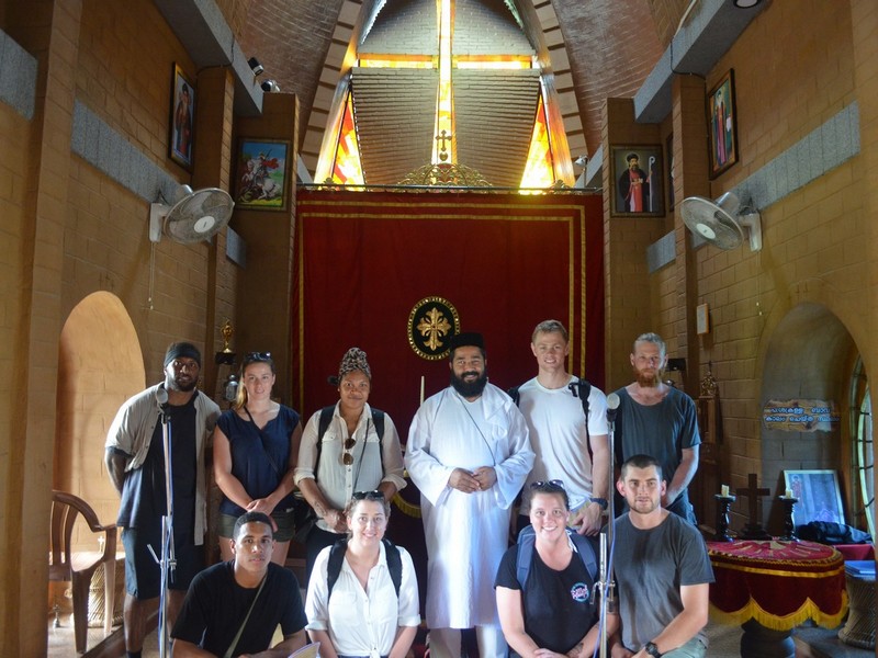 Meeting with the Priest in Koonan Kurishu Church in Frt Kochi