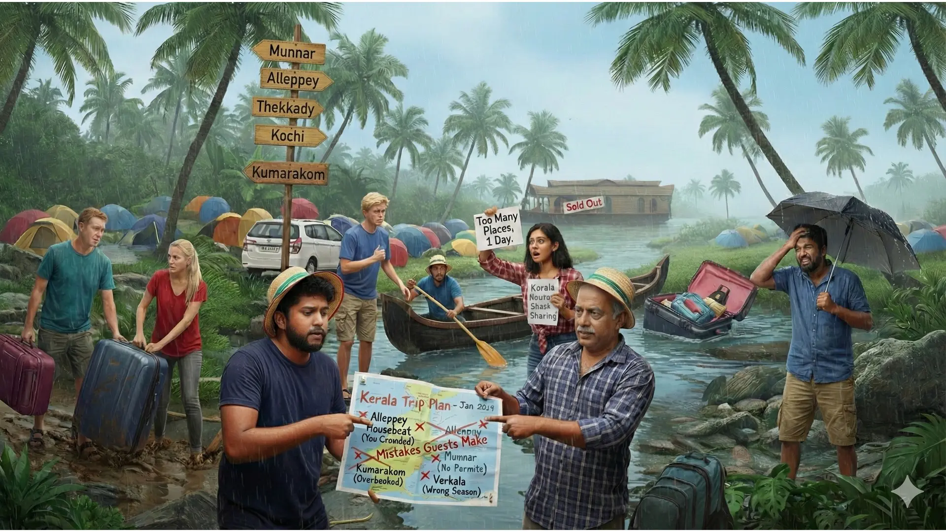 Kerala Trip Plan Mistakes-11 ways to ruin your holiday