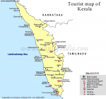 Road Map of Kerala - Kerala Tourism & Travel Blog