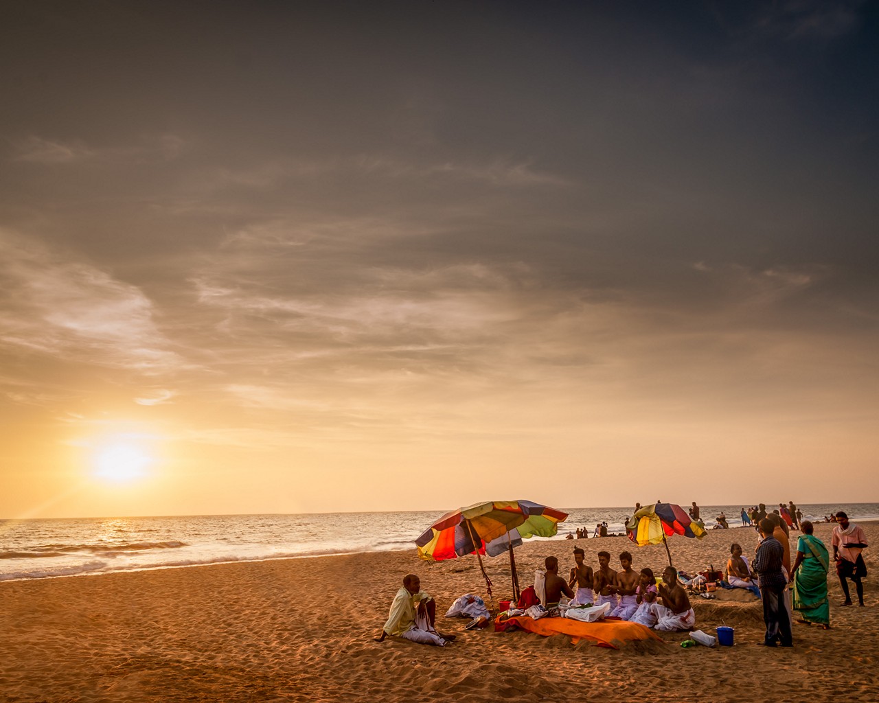 Hindy Ceremony in Varkala Beach