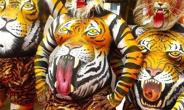 Image result for Tiger dance