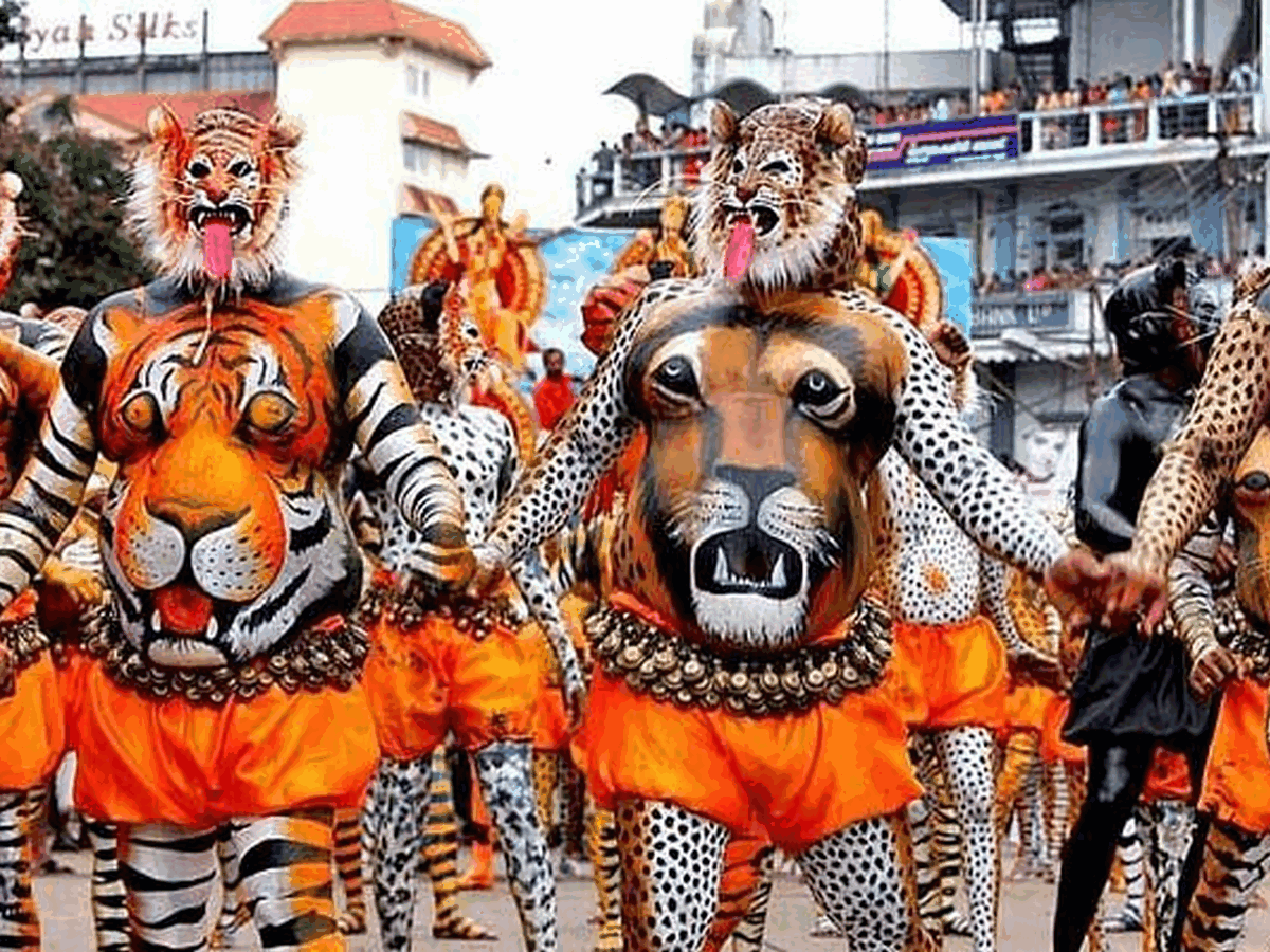 Pulikali – Tiger Dance in Kerala
