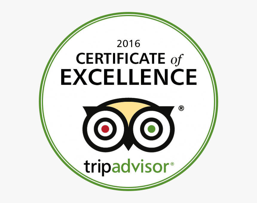 TripAdvisor Certificate of Excellence 2016