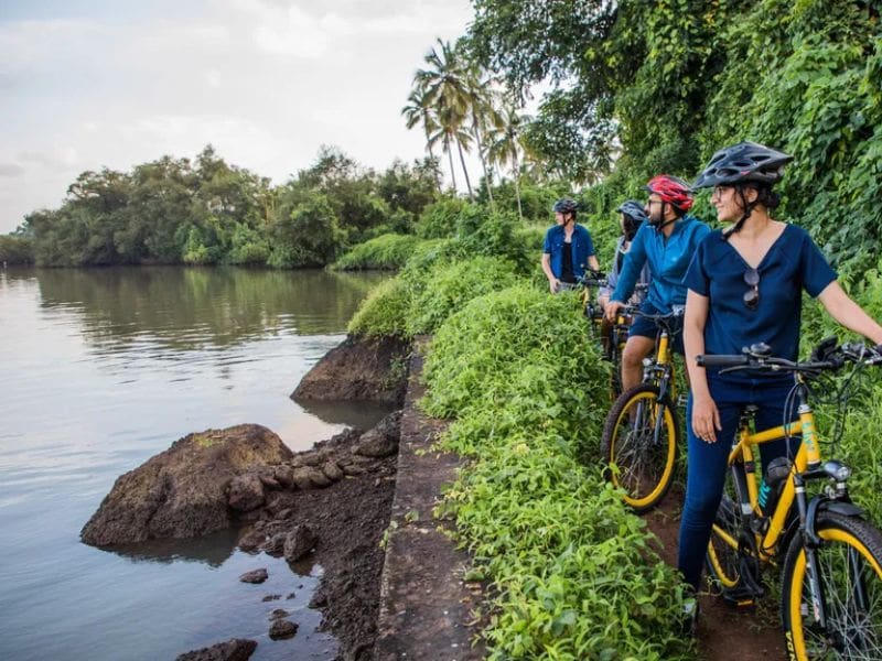 cycling on the island